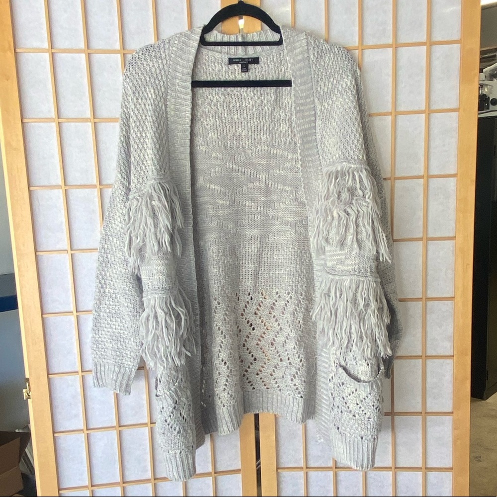 Fringe Sweater Cardigan